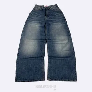 OOTJ Blue wash baggy jeans