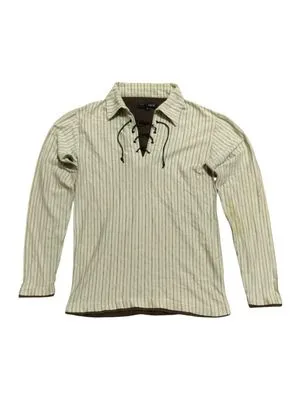 Japanese Brand Lace Up T Shirt