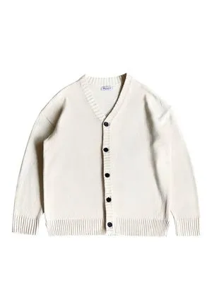 Black heavyweight knitted cardigan ivory cream kardigan knit