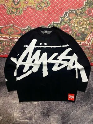 KNITWEAR STUSSY BIG LOGO