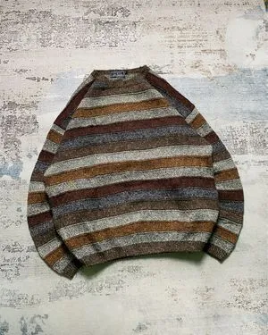 DANIEL HECHTER STRIPE KNIT SWEATER