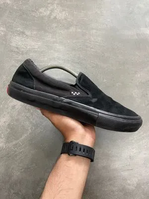 Vans Slip On Pro Skate Black Full Black Original