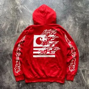 Casual Hoody Pria red