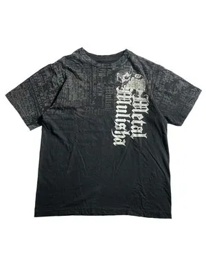 Metal mulisha poem tribal skull graphic t shirt 