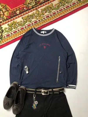 Swetears Prestige Style White Vintage StreetWears, Brand POL