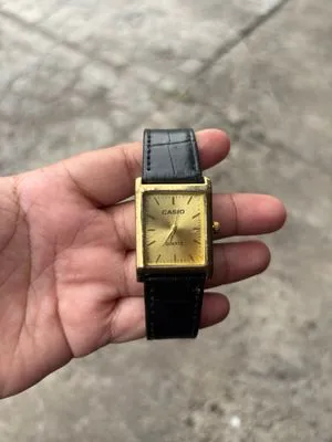 JAM CASIO TANK LTP-1099 GOLD DIAL