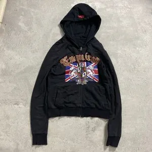 ASK "British Culture" Zip Up Hoddie 