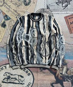 Knitwear vintage 3D like a coogi 