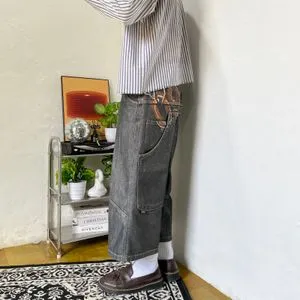 Emba Y2K big pocket Jorts denim Grafitti