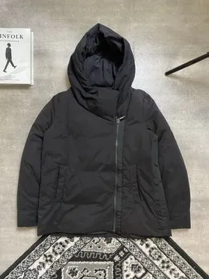 Zara Asymmectric Black Puffer Coat