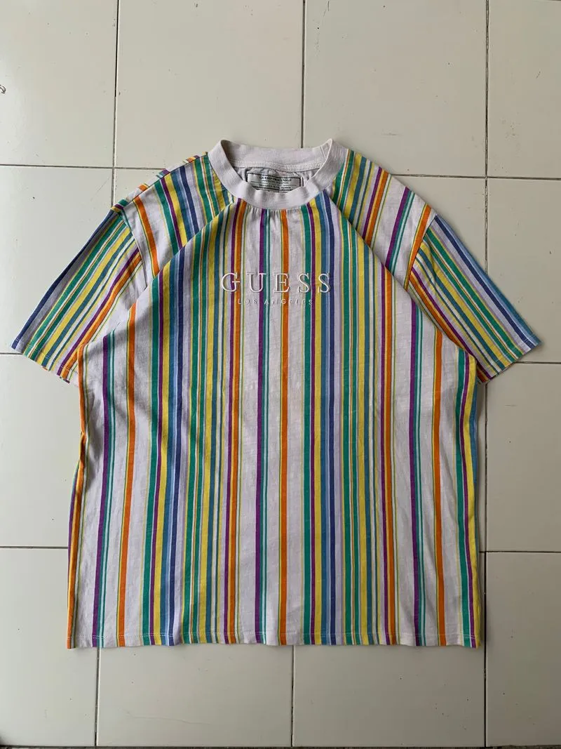 Guess Vintage Luxury T-shirt Pria white photo 1
