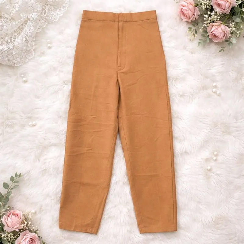 PRELOVED CREAM TROUSERS ONE SIZE photo 1