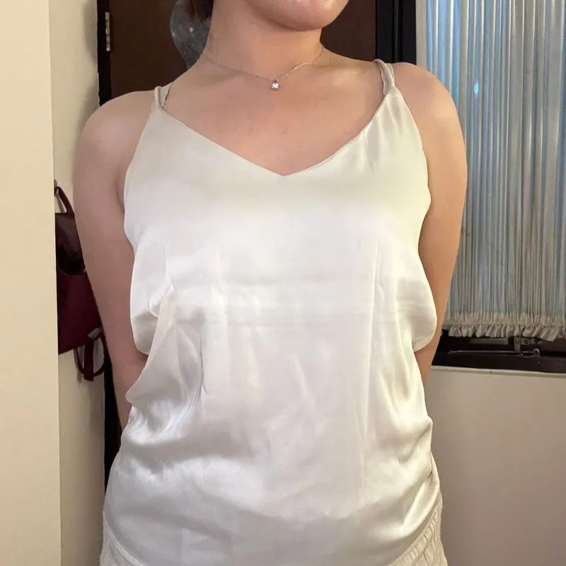 Satin Tank Top photo 1
