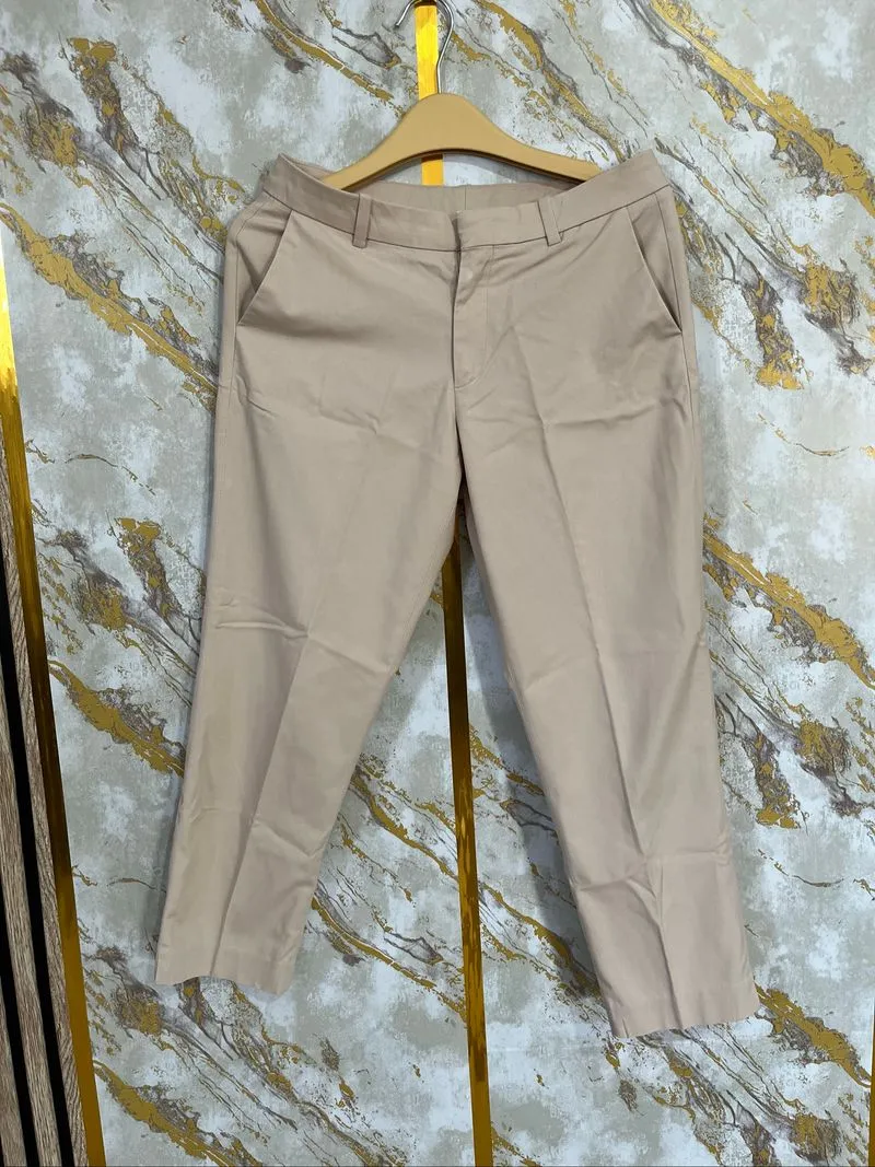 Uniqlo Ankle Pants Light Brown Pria photo 1
