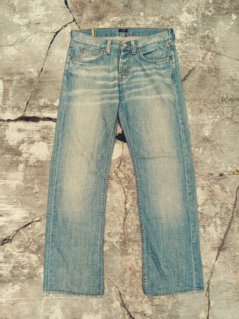 Meltin Pot Morgan Jeans Pria Light Blue Wash   photo 1