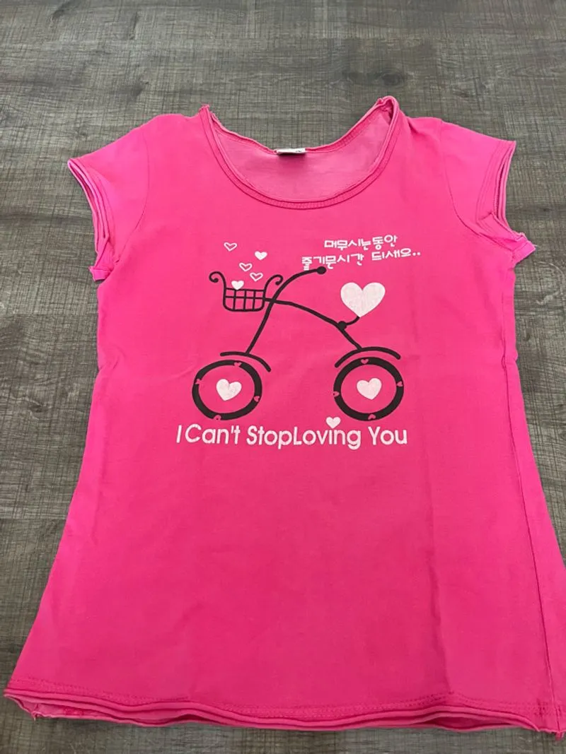 Kaos pink Korea  photo 1