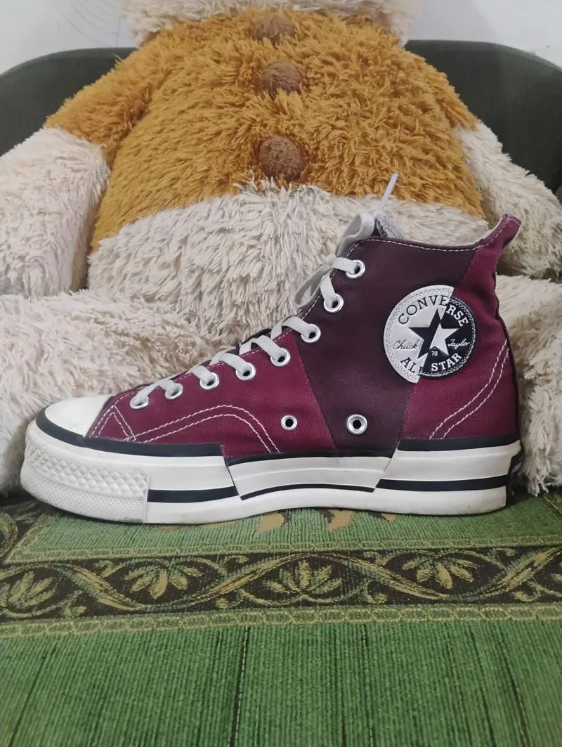 Collection item Converse 70's HI plus Maroon Burgundy photo 1