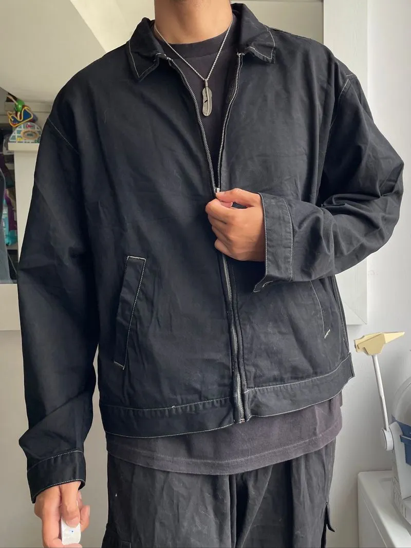 Vintage Old Navy Detroit Black Jacket photo 1
