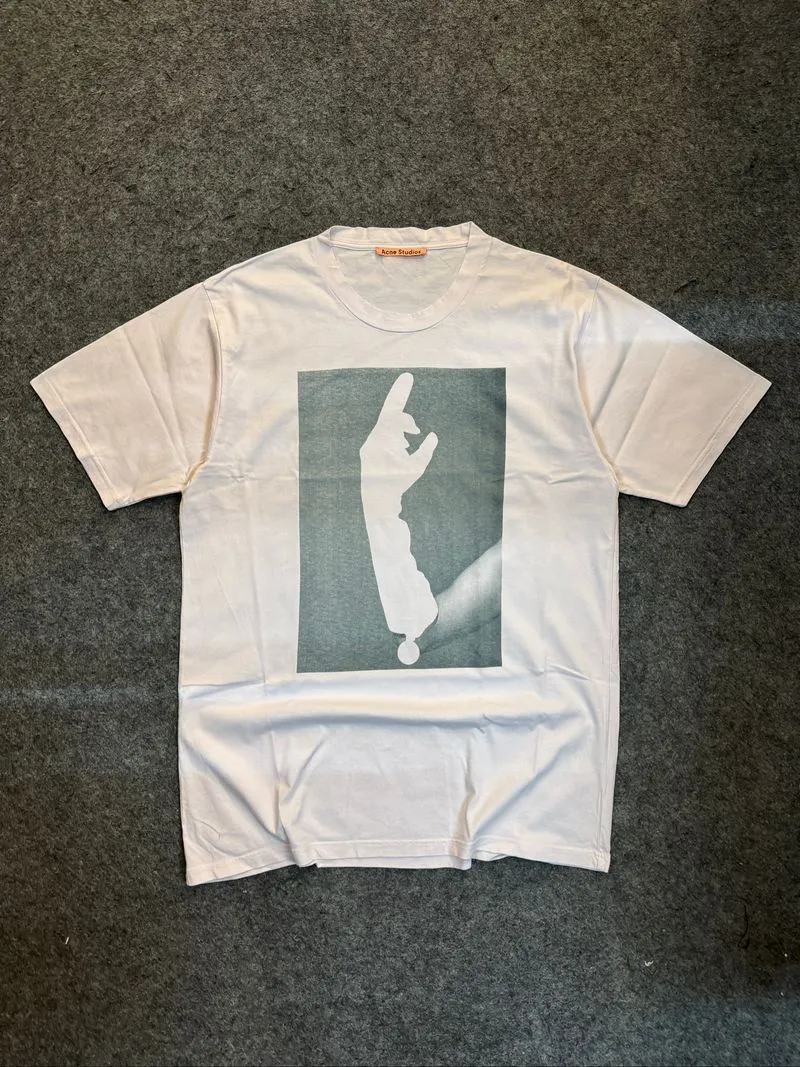 Acne Studios Screen Pink Tee photo 1