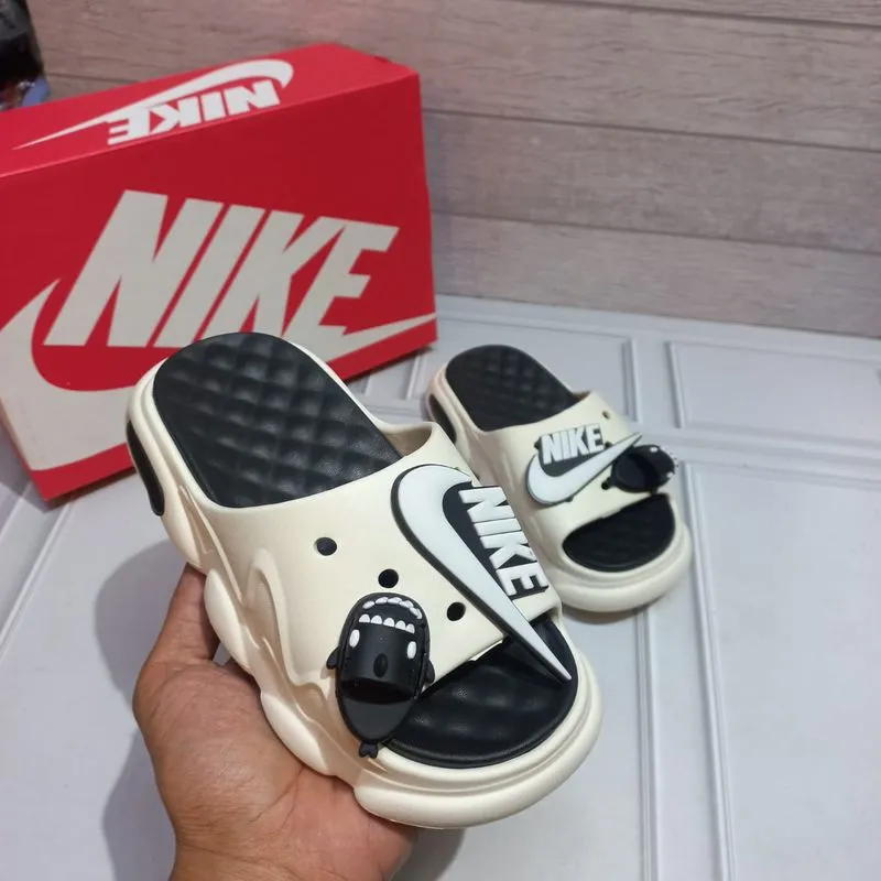 Nike Casual Sandals & slide Kids black cream photo 1