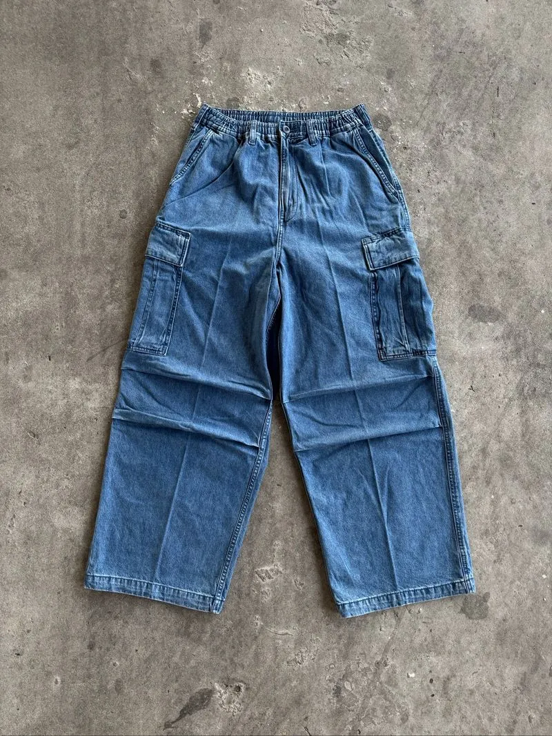 GU Super Wide Cargo Ballon Denim Pants photo 1