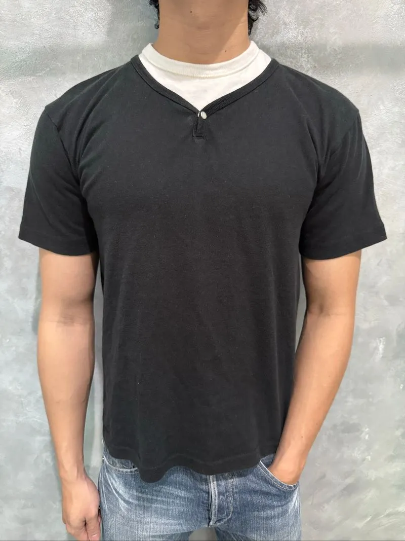 Y2K Henley Short Sleeve Shirt photo 1