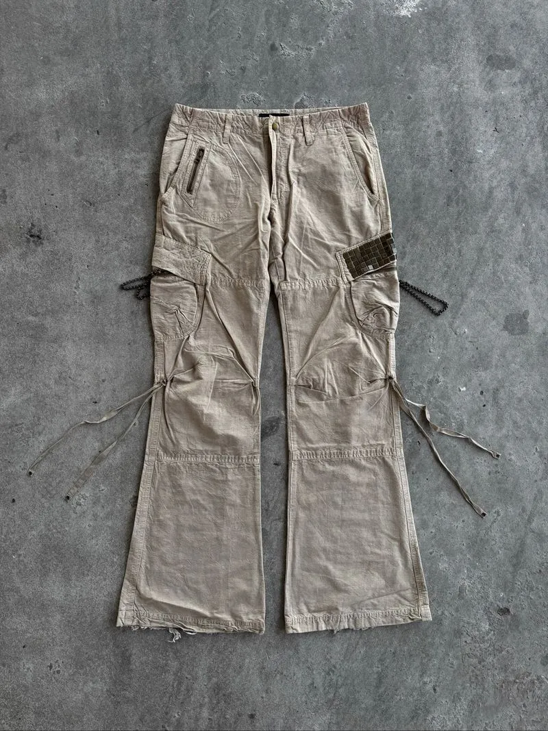 Halb Kiminori Morishita Cargo Flare Canvas Pants  photo 1