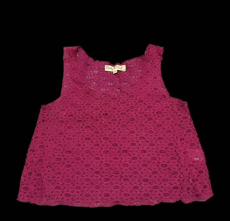 Streetwear Crop top Wanita pink photo 1
