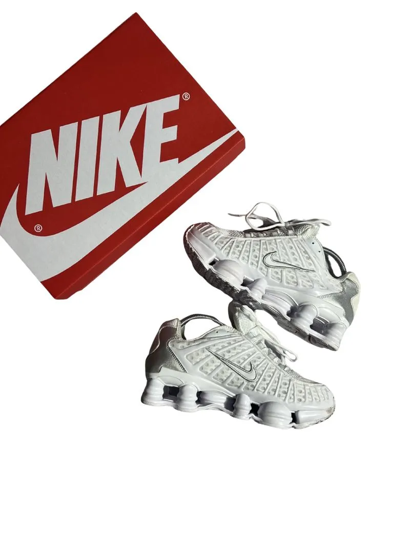 Nike Shox TL (White/Metallic Silver) photo 1