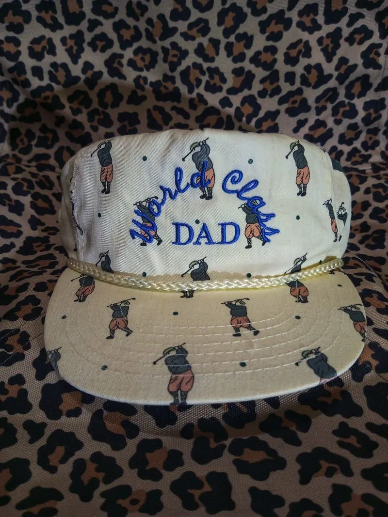 TOPI VINTAGE ROPEHAT WORLD CLASSIC DAD GOLF  photo 1