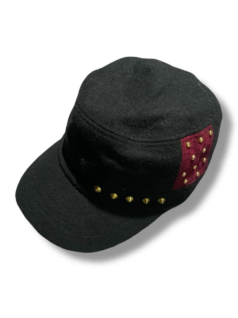 y2k Studed Cadethat 2 Tone Wool photo 1