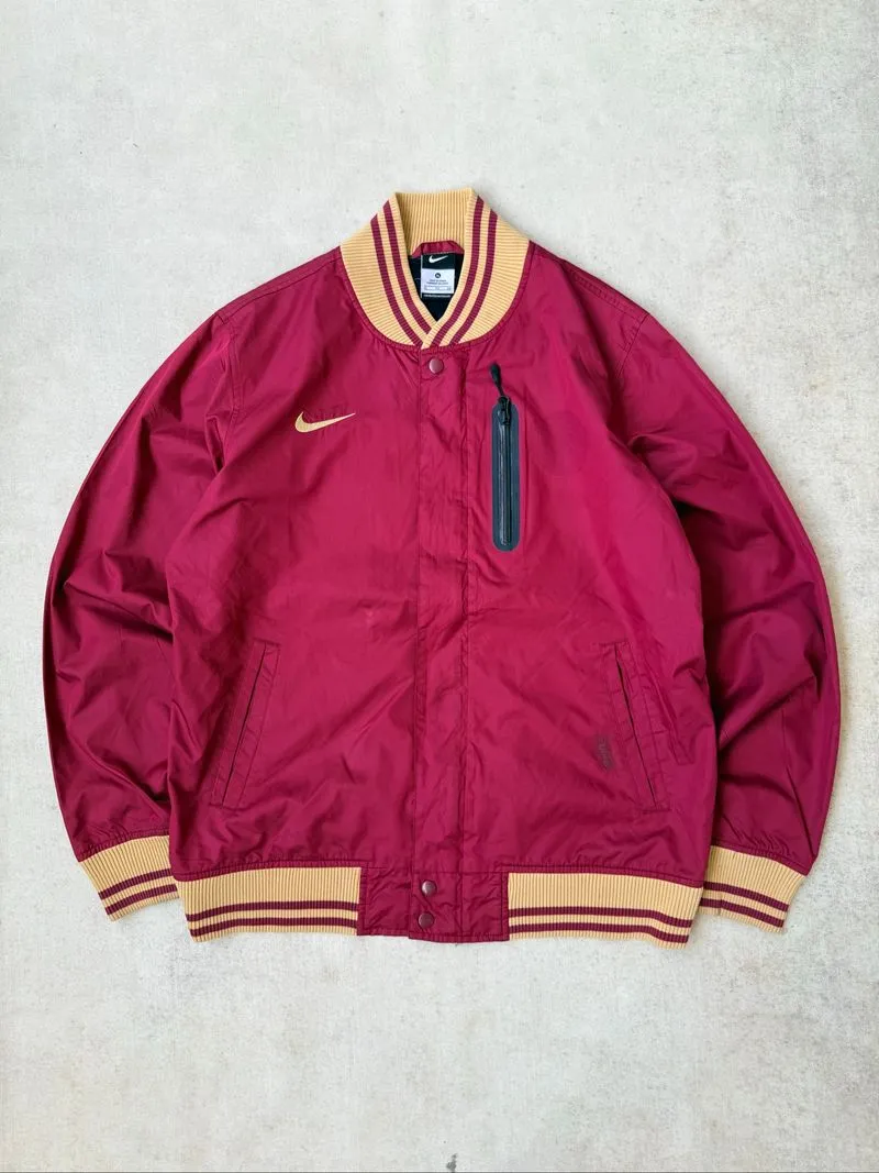 Nike small swoosh varsity jacket photo 1