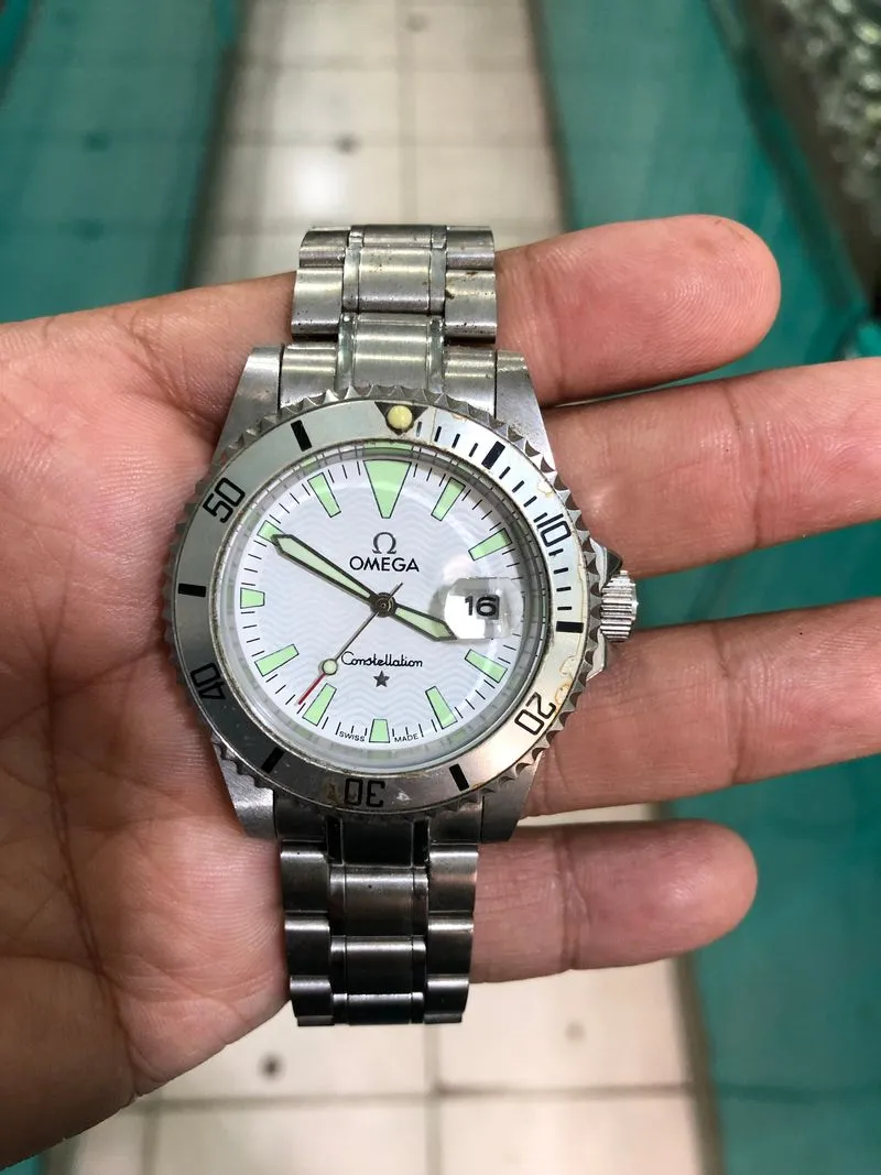 jam tangan pria quartz stenlis steel sporty klasik normal photo 1