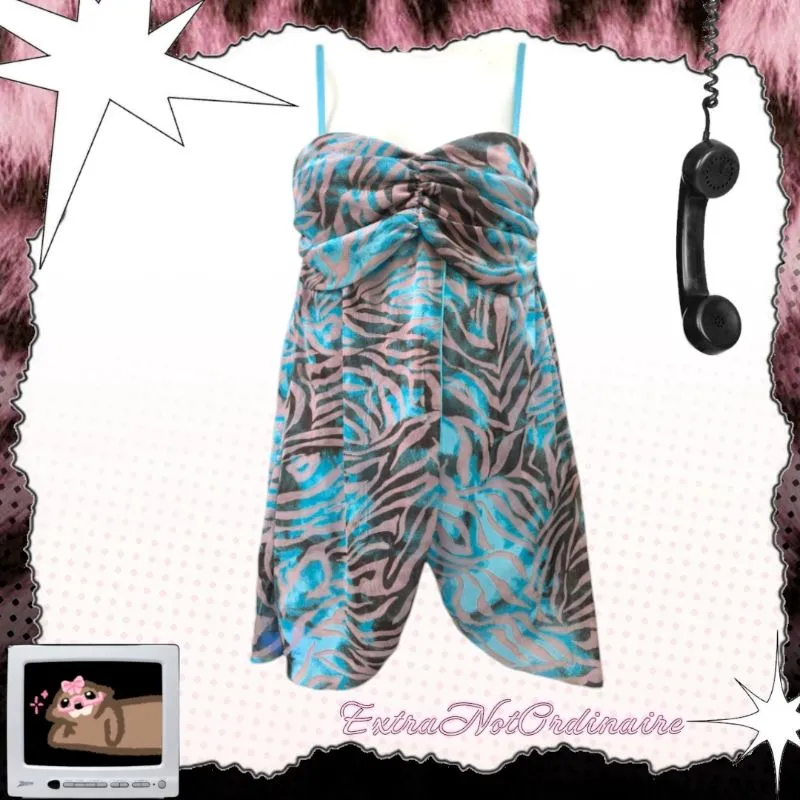 Japanese brand Streetwear Y2K Cami top Wanita multicolor photo 1