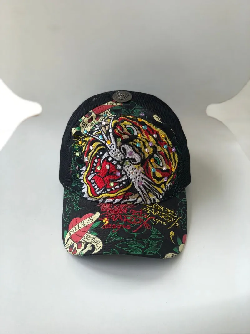 Vintage Don Ed Hardy Bejeweled Tiger Christian Audigier Truc photo 1
