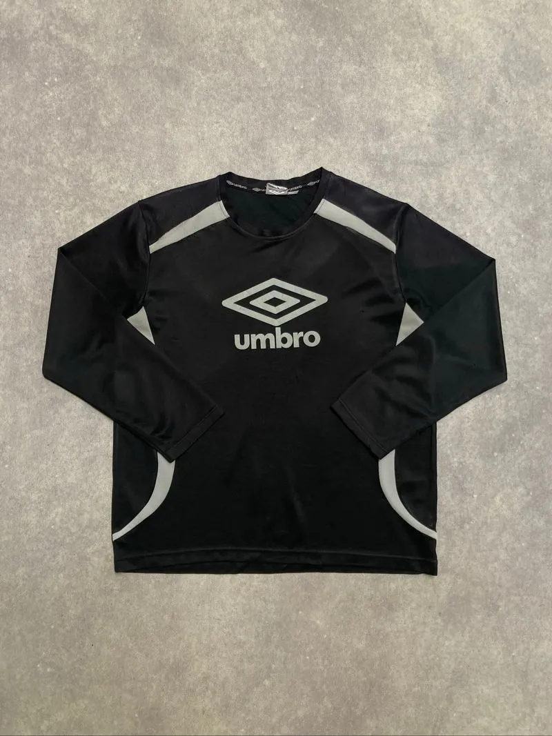 Umbro Center Logo Jersey Longsleeve Black  photo 1
