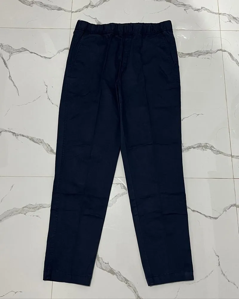 Suko navy chinos pants photo 1