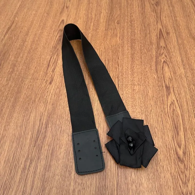 Vintage casual flower waist belt photo 1