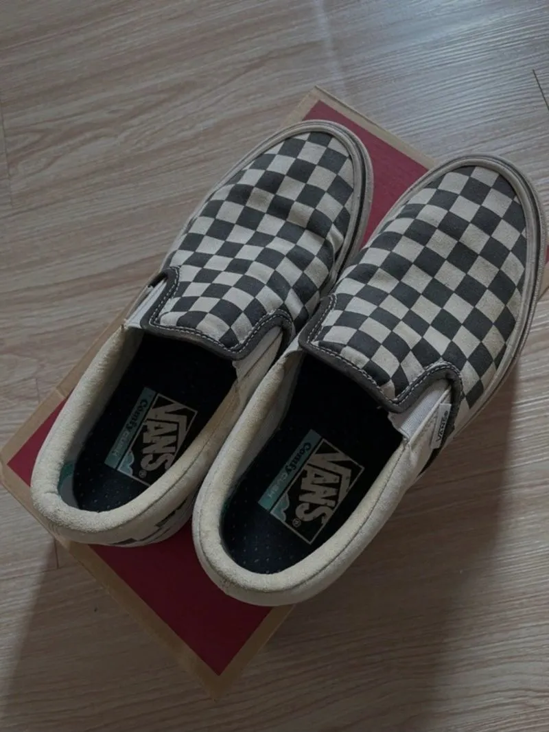Vans Comfycush slip-on checkerboard photo 1