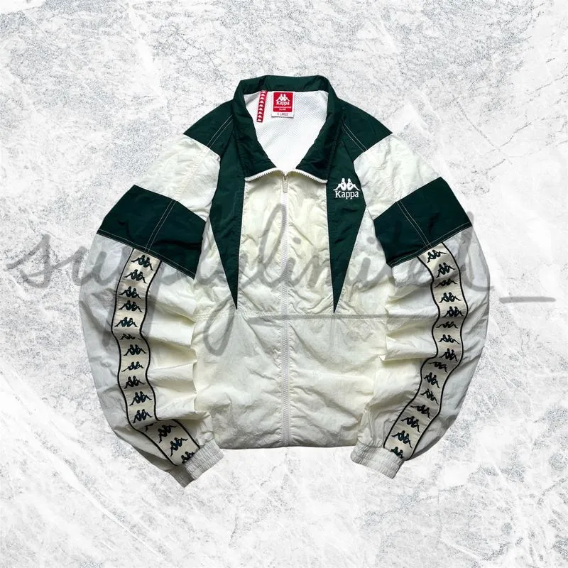 JAKET WINDBREAKER KAPPA TAPPED WITH CENTER LOGO photo 1