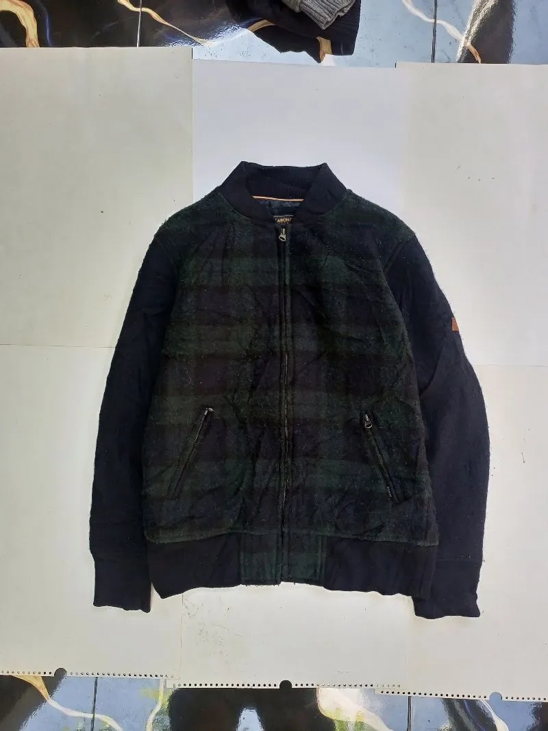 Billabong Vintage Casual Bomber jacket Pria green black photo 1