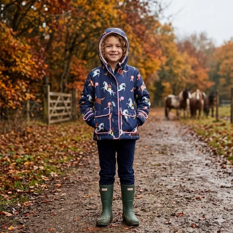 Rain coat Jacket anak mini boden kuda navy super cakep photo 1