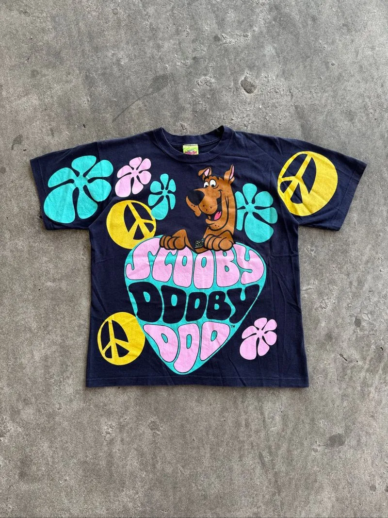 Vintage 90’s Scooby Dooby Doo AOP Tee photo 1