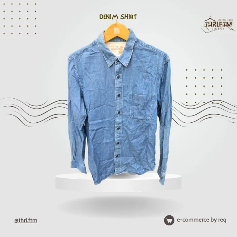 Denim Shirt by Korean Brand photo 1