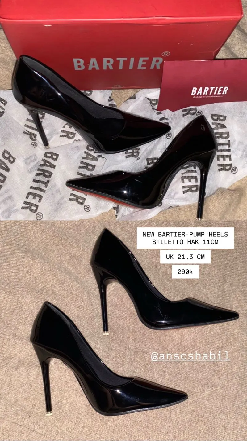NEW BARTIER-PUMP HEELS STILETTO HAK 11CM photo 1