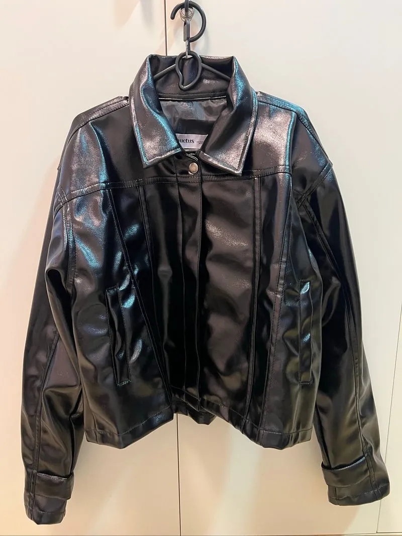 AUCTUS Kendall Leather Jacket (Black) photo 1