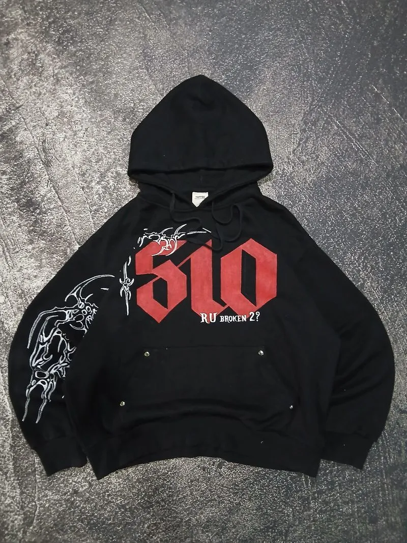 REWORK AND HANDPAINT HOODIE RU BROKEN 2? - 510 photo 1