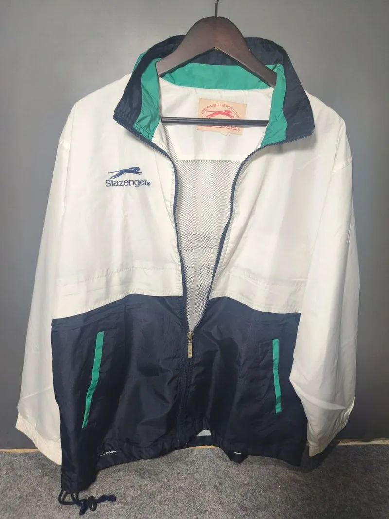 Jaket Windbreaker Unisex SLAZENGER Original Size Besar photo 1