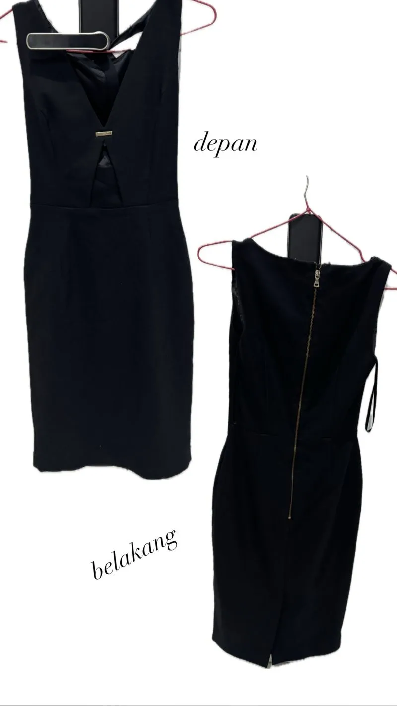 FRENCH CONNECTION CLASSIC black dress photo 1