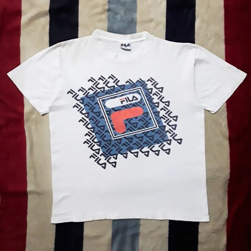 Vintage 90s FILA Logo Graphic Single-Stitch T-Shirt photo 1